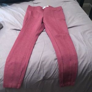 Red dress pants